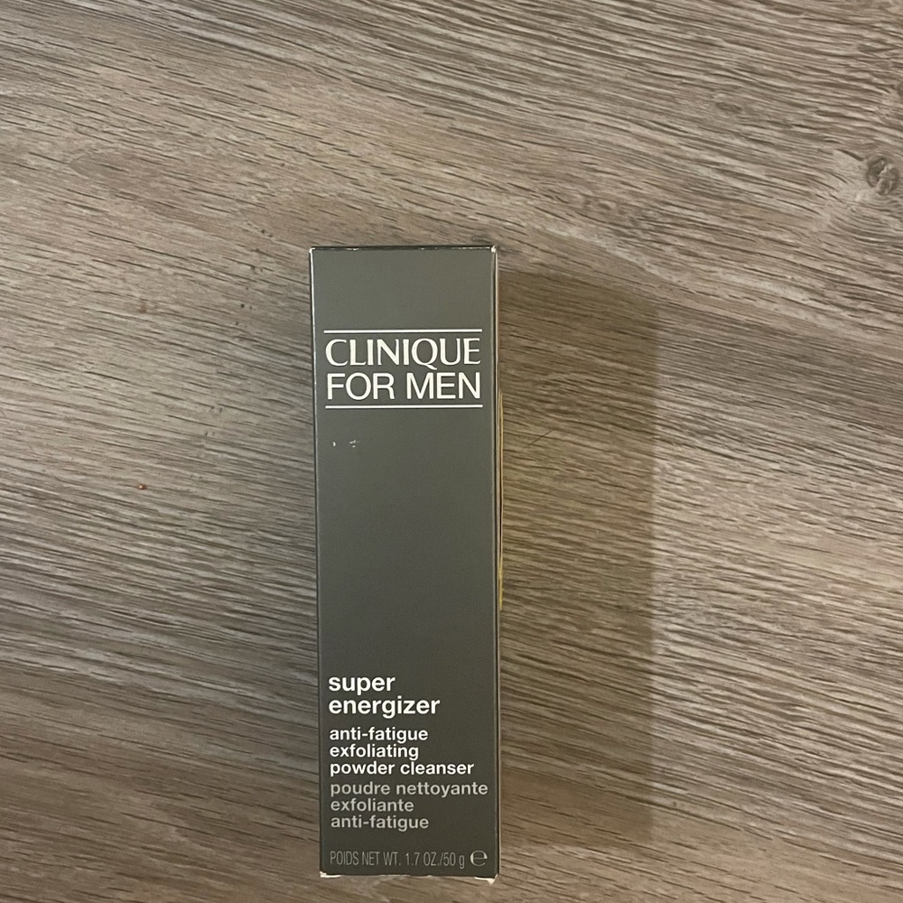 Clinique for men powder cleanser NWT